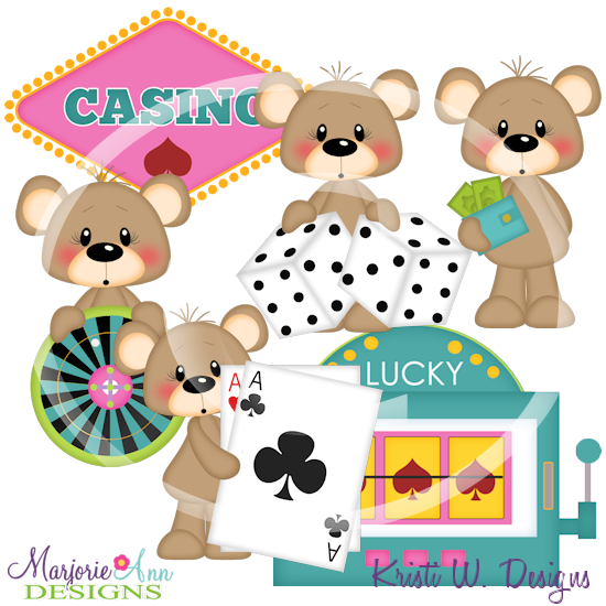 Franklin At The Casino SVG Cutting Files Includes Clipart - Click Image to Close